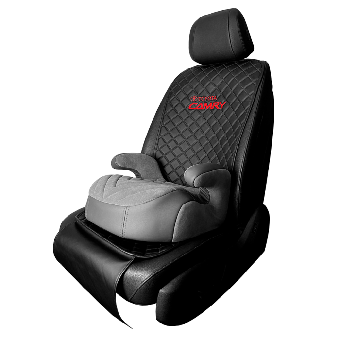 Подкладки под бустер Подкладка под бустер с вышивкой Toyota Camry (Черная)